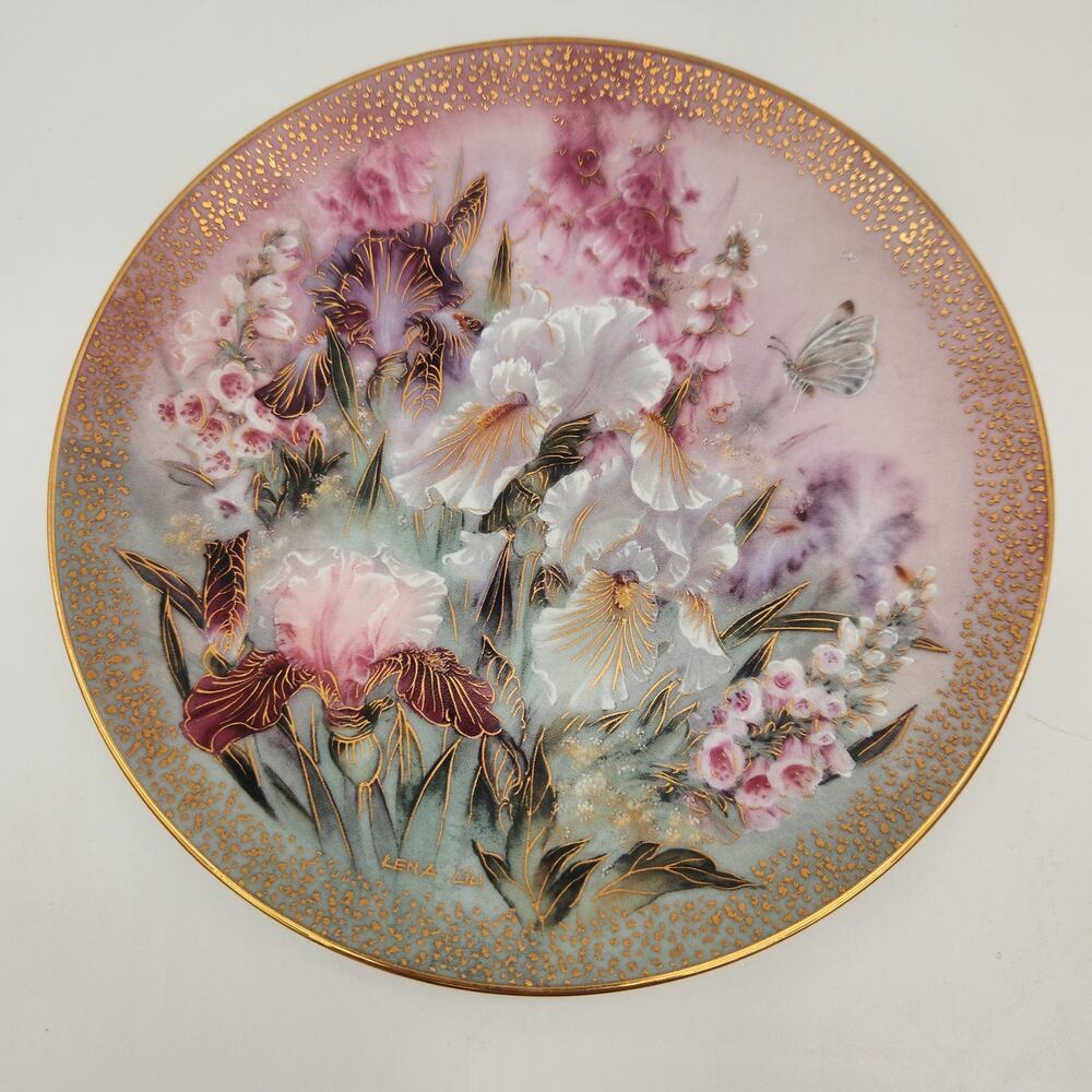 Iris Quartet By Lena Liu 1st Issue In Symphony of Shimmering Beauty Display‎ Art